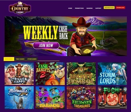 High Country Casino Review Screenshot