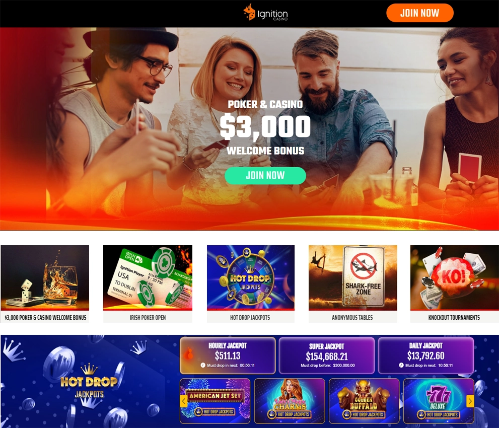 Ignition Online Casino Screenshot