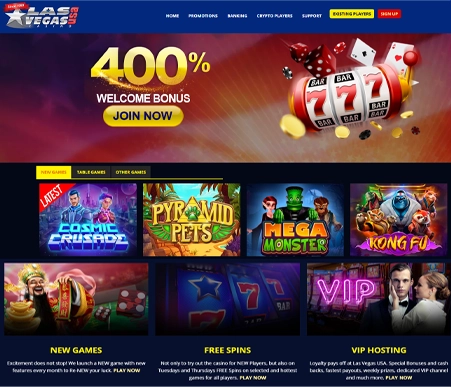 las vegas usa casino website