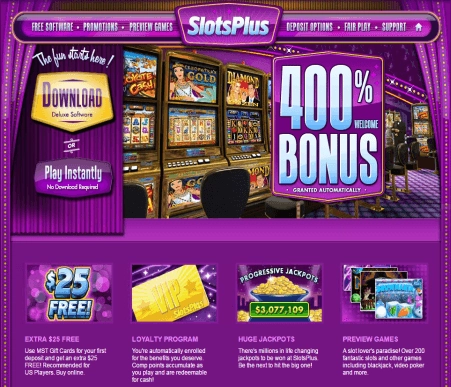 Slotsplus Online Casino screenshot