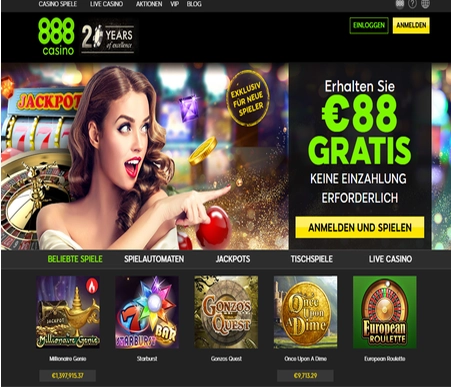 888 Casino Screenshot De