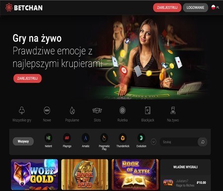 Betchan Casino Screenshot