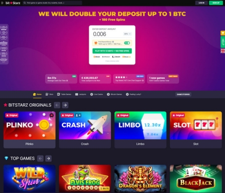 Bitstarz Casino Screenshot 451×387